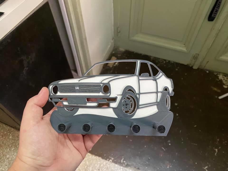 Toyota Sr keyrack 3D print model_1