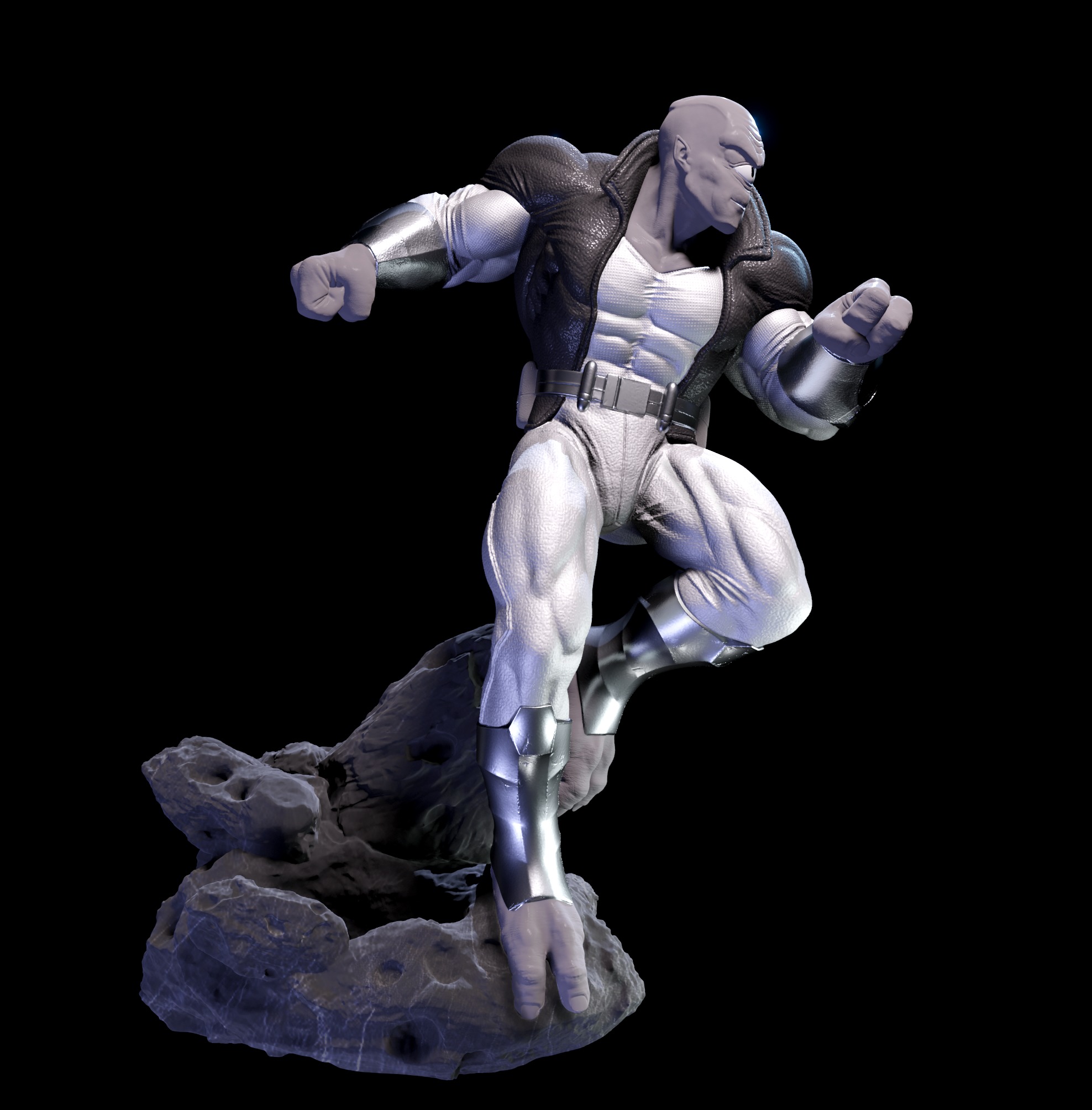 allen the alien 3D print model_7