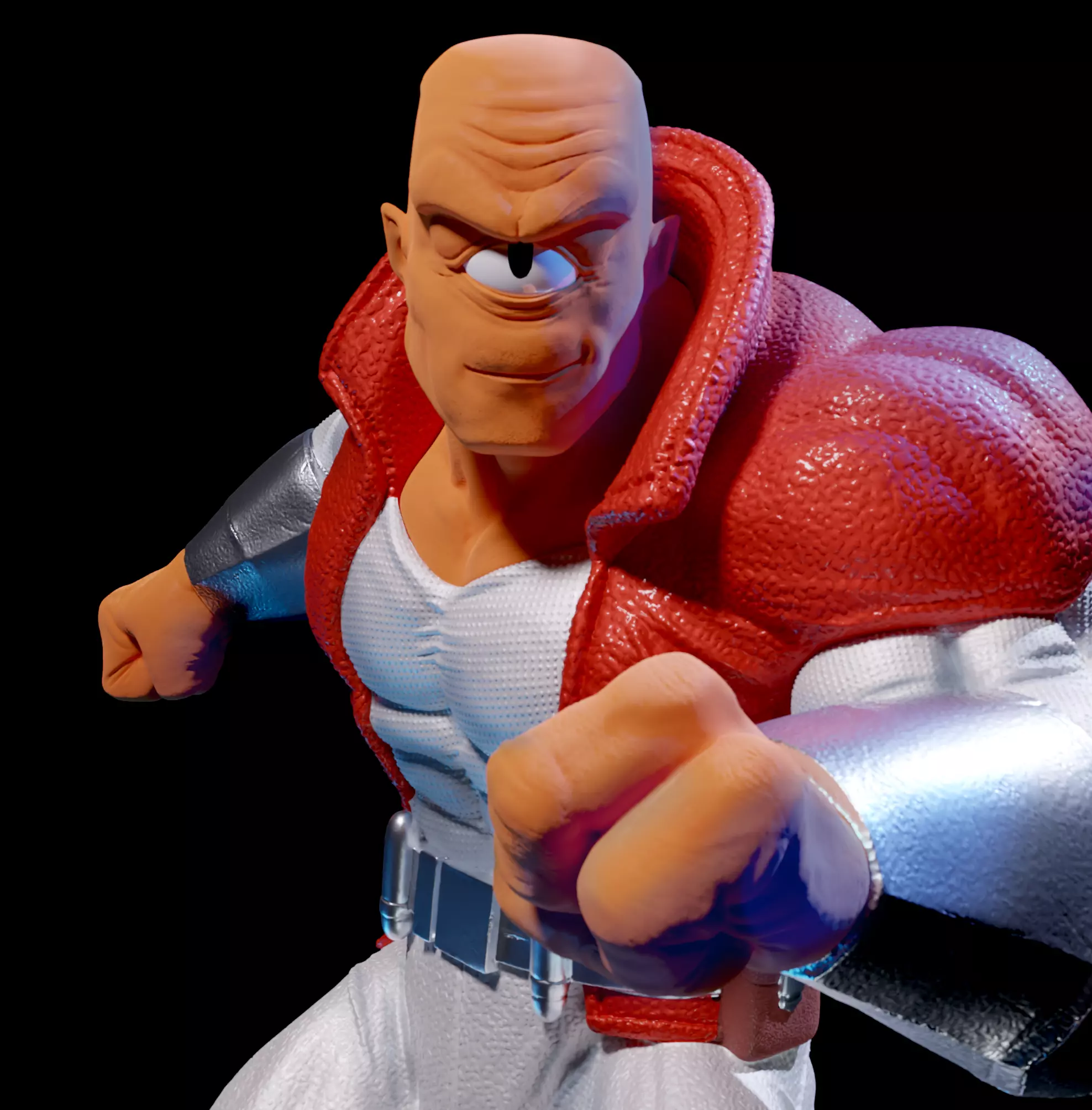 allen the alien 3D print model_0