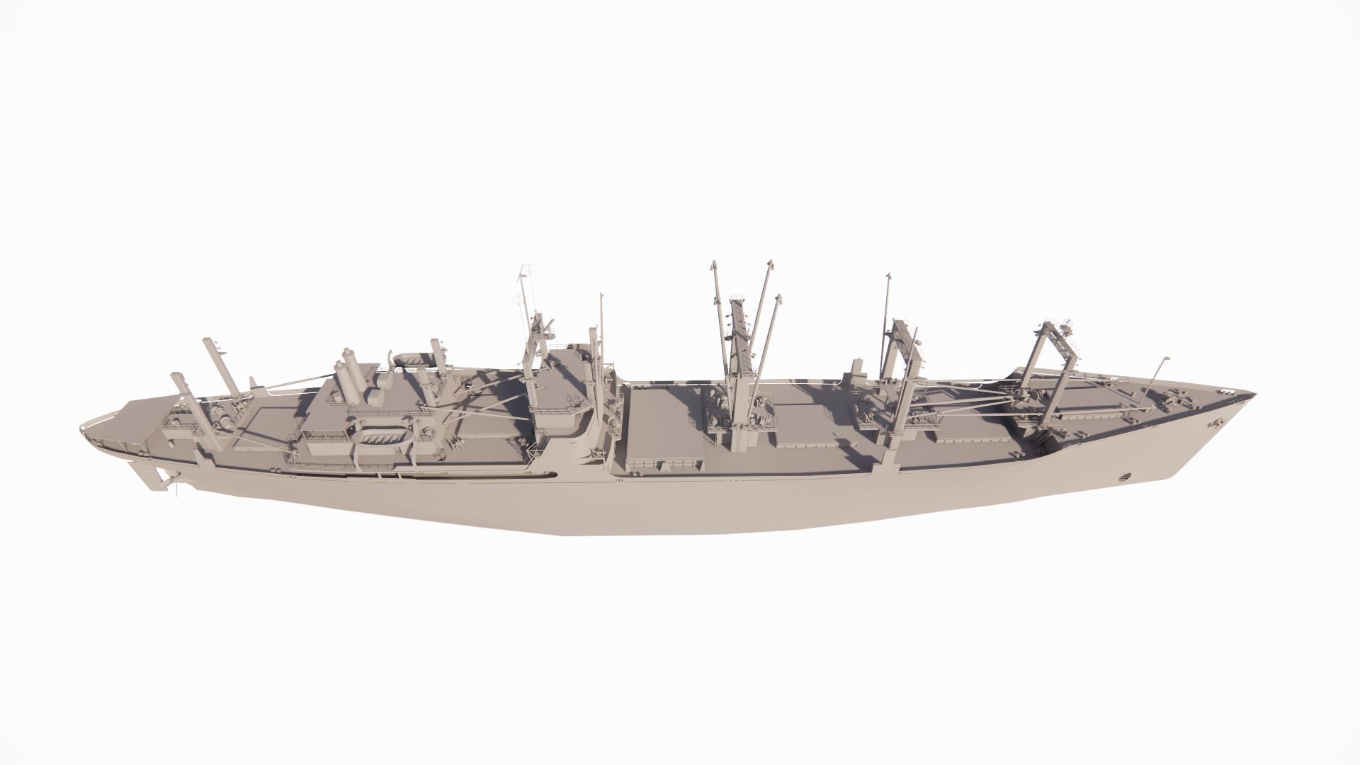 collection ships-Bulk carrier ship-tanker ship 3D model_13