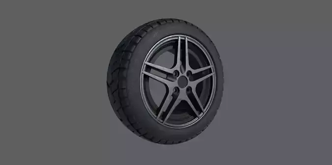 Car Wheel A  3D model