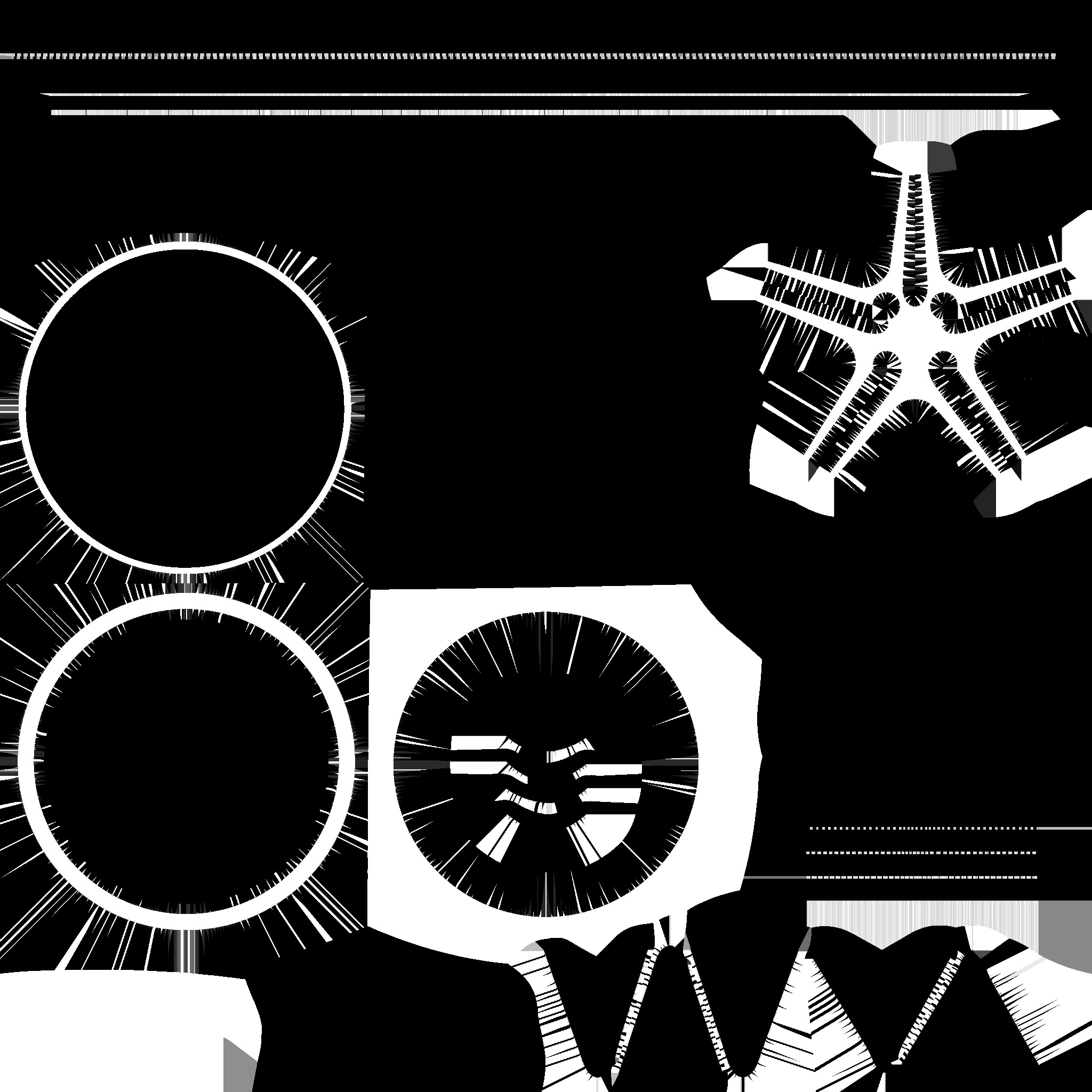 Car Wheel A  3D model_8