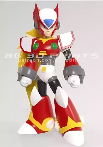 Zero from Megaman X 3D print model