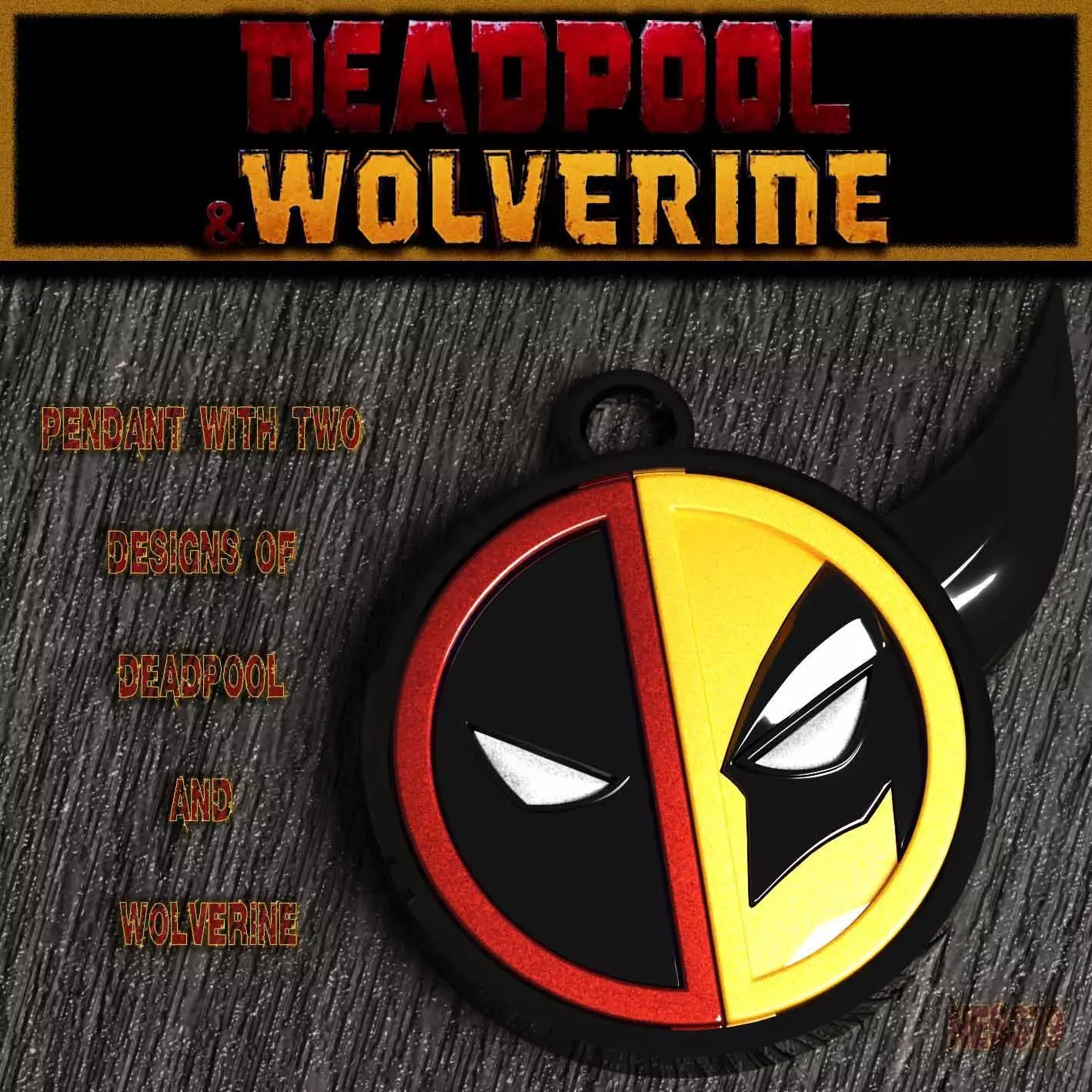 Deadpool y Wolverine 3D print model