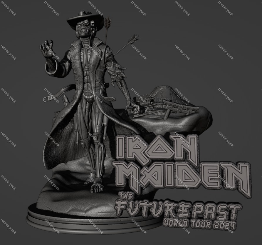 Eddie the Cyborg Cowboy - Iron Maiden 3D Print Model 3D print model_14