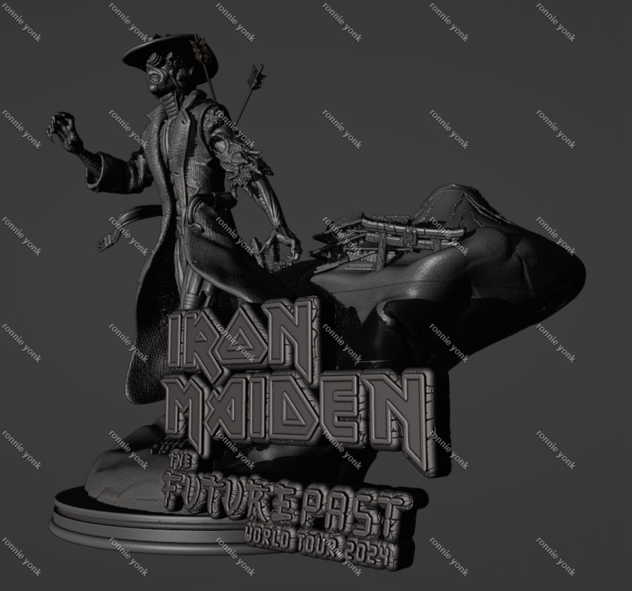 Eddie the Cyborg Cowboy - Iron Maiden 3D Print Model 3D print model_11