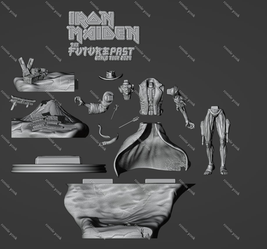 Eddie the Cyborg Cowboy - Iron Maiden 3D Print Model 3D print model_15