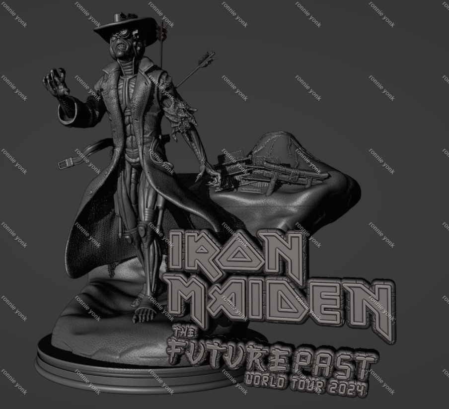 Eddie the Cyborg Cowboy - Iron Maiden 3D Print Model 3D print model_7