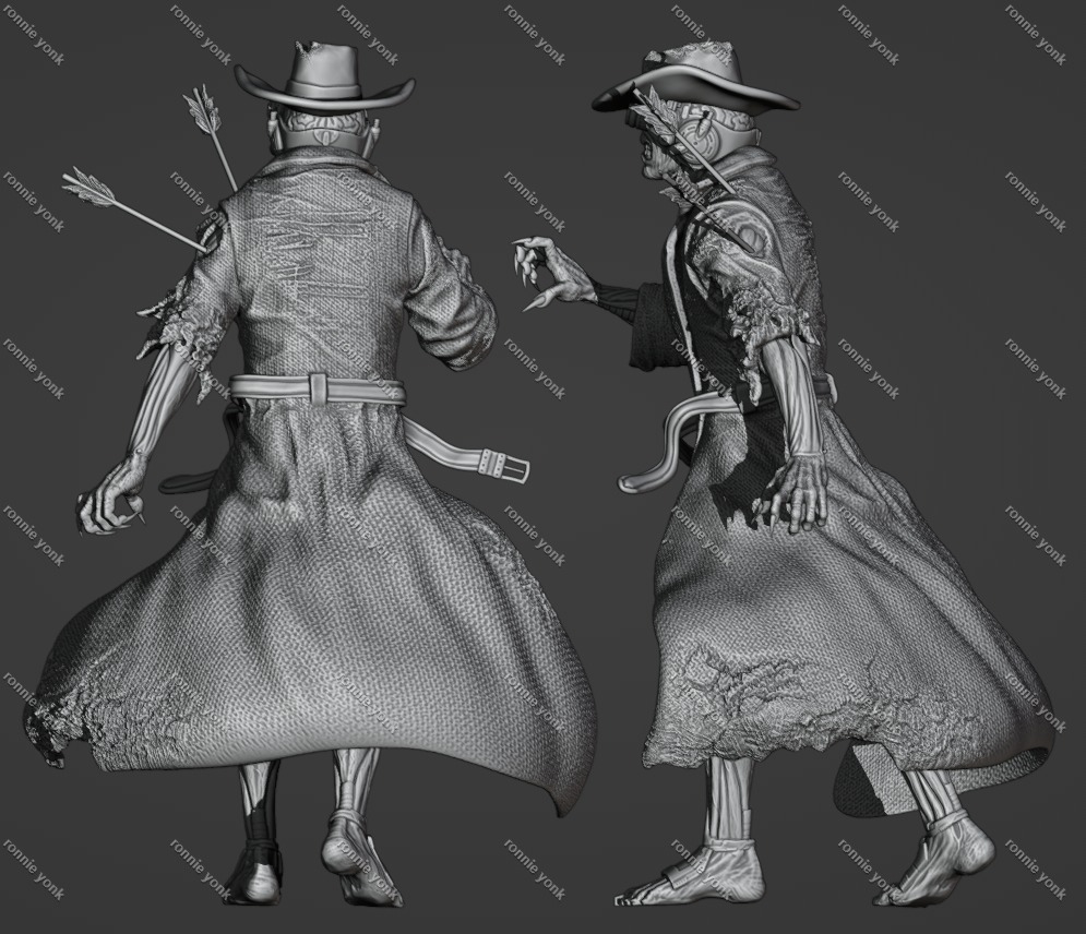 Eddie the Cyborg Cowboy - Iron Maiden 3D Print Model 3D print model_21