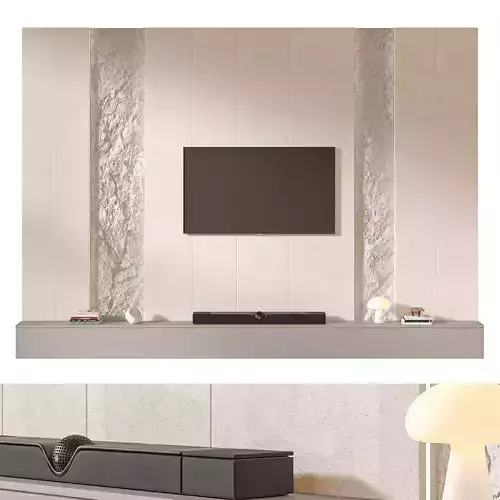 TV wall set 05