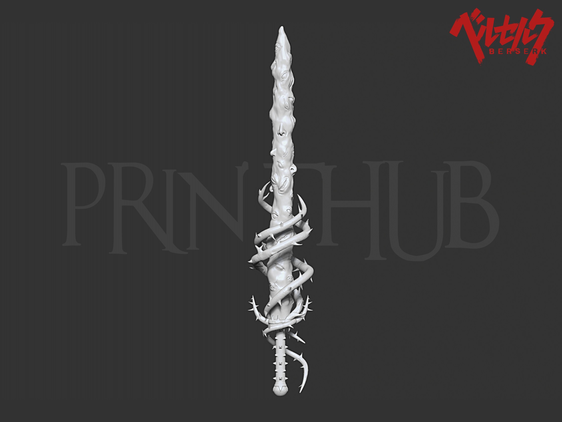 Skull Knight the Sword of Actuation from Berserk 3D print model_2