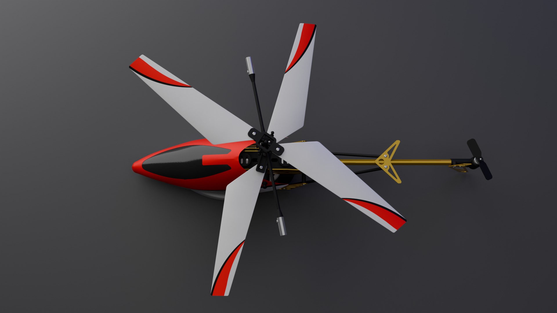 RC HELICOPTER 3D model_3