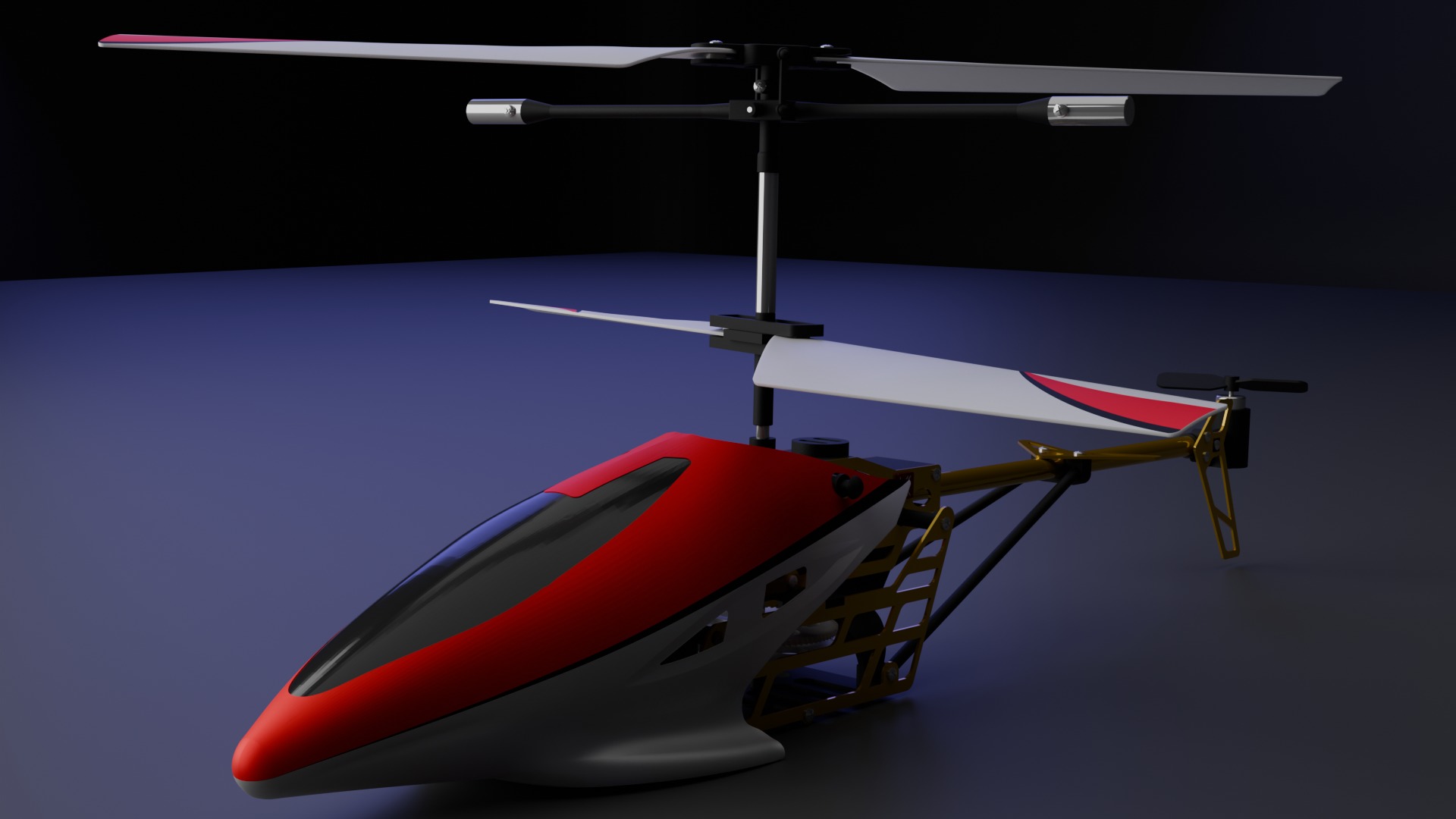 RC HELICOPTER 3D model_2