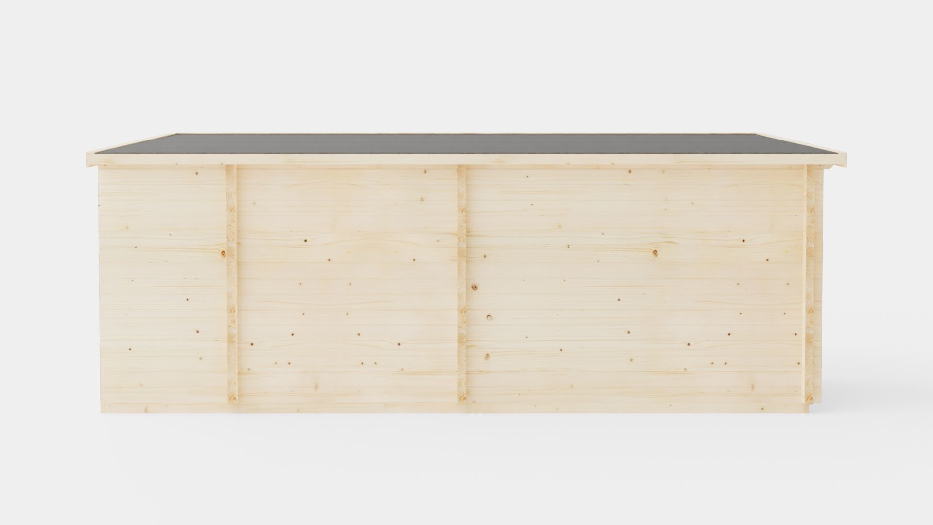 Sauna Wood Low-poly 3D model_4