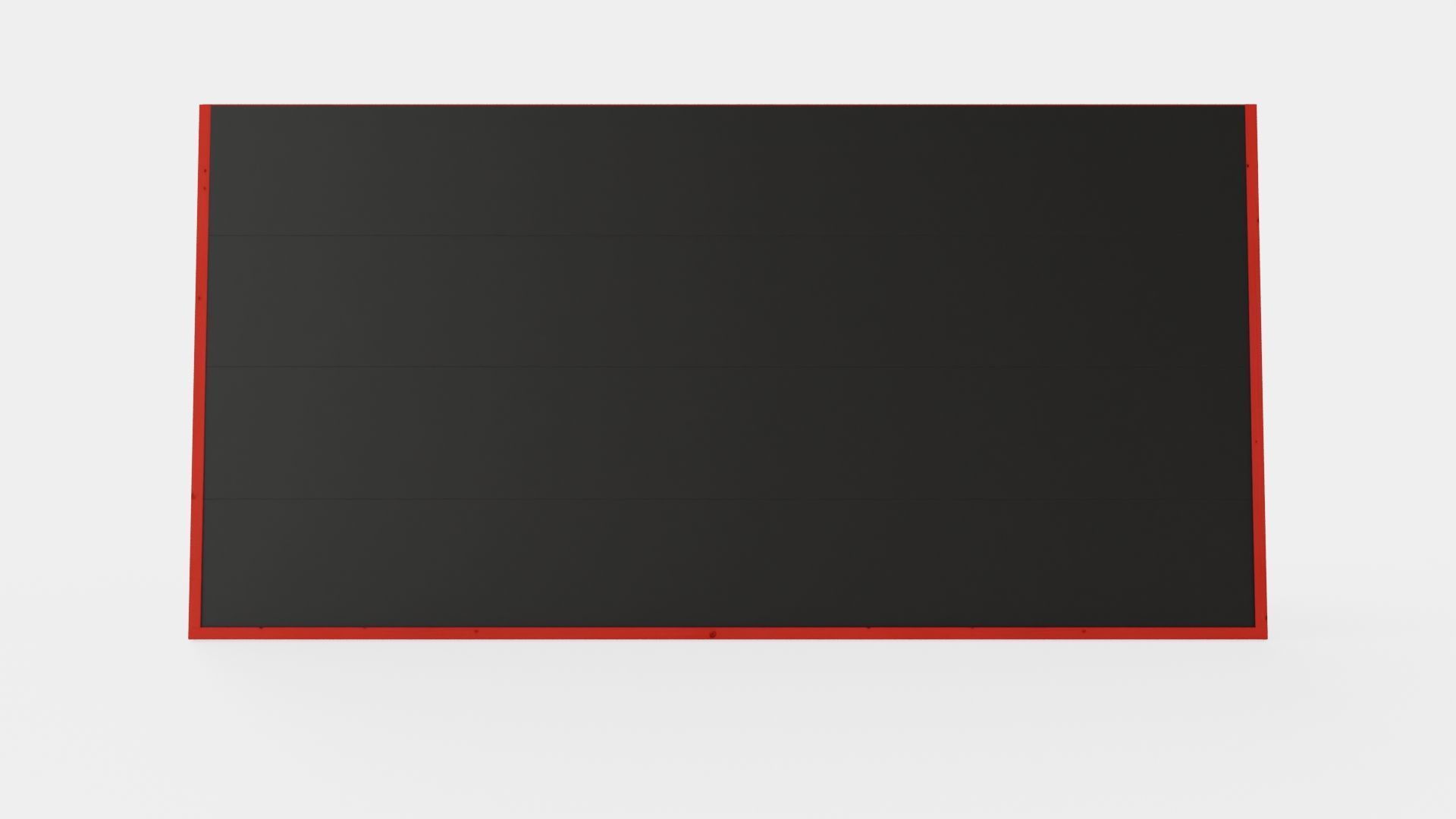 Sauna RedWhite Low-poly 3D model_5