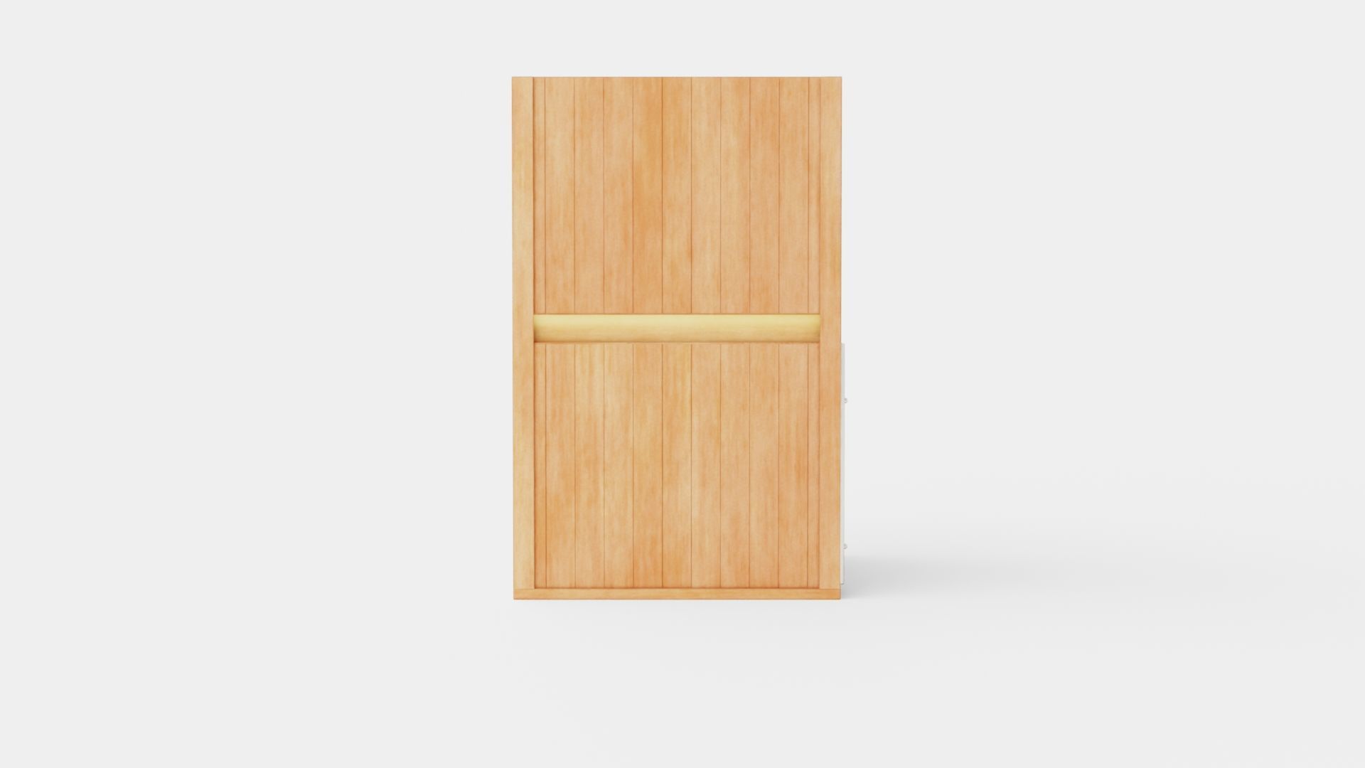 Sauna Low-poly 3D model_2