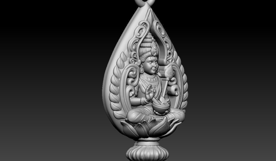 Lord Murgan Pendant 3D print model_7