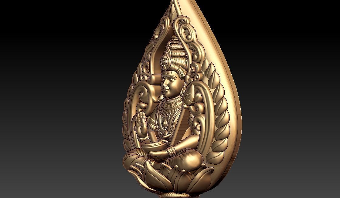 Lord Murgan Pendant 3D print model_2