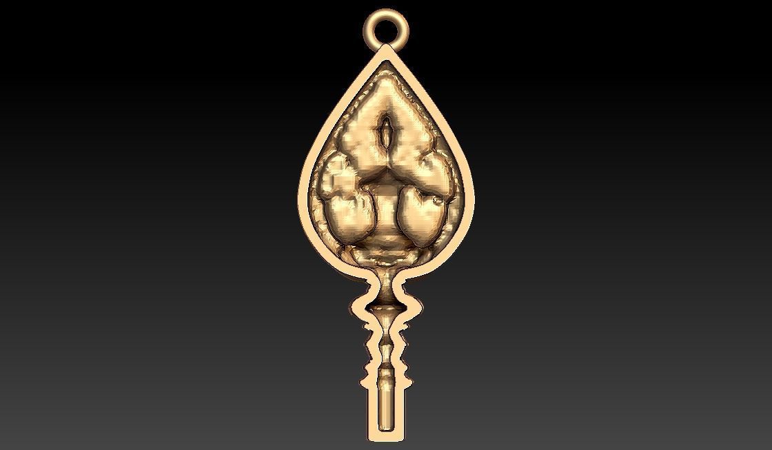 Lord Murgan Pendant 3D print model_9