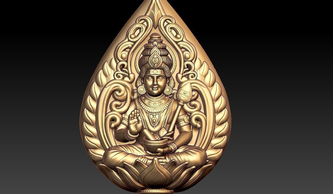 Lord Murgan Pendant 3D print model_1