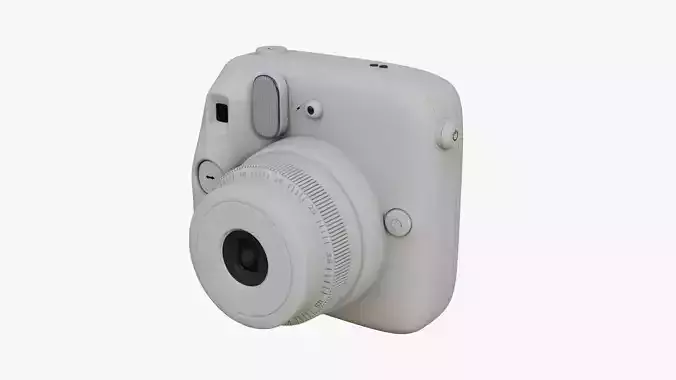 Matte White Instant Camera