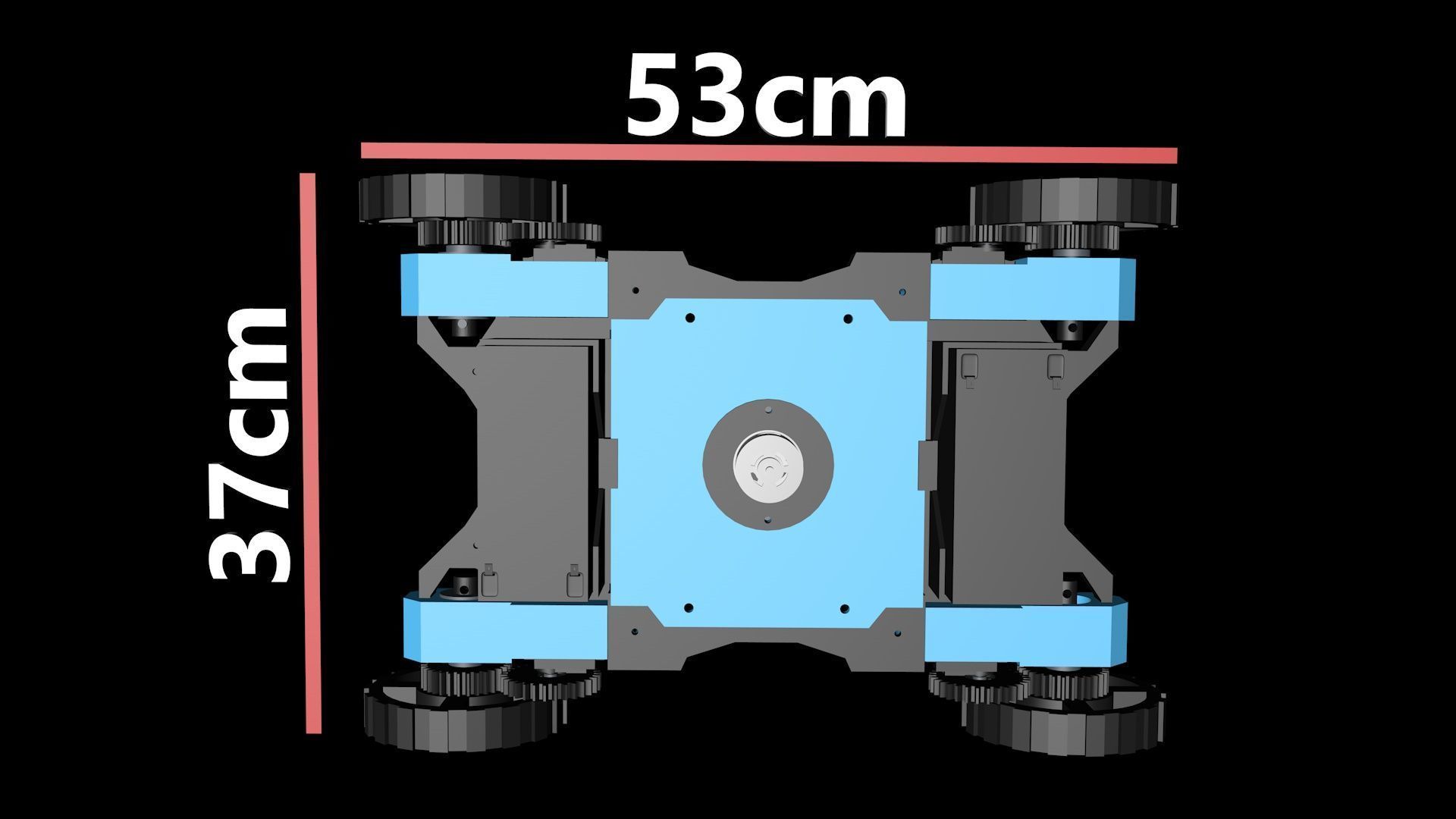 Lawnmower robot  3D print model_5