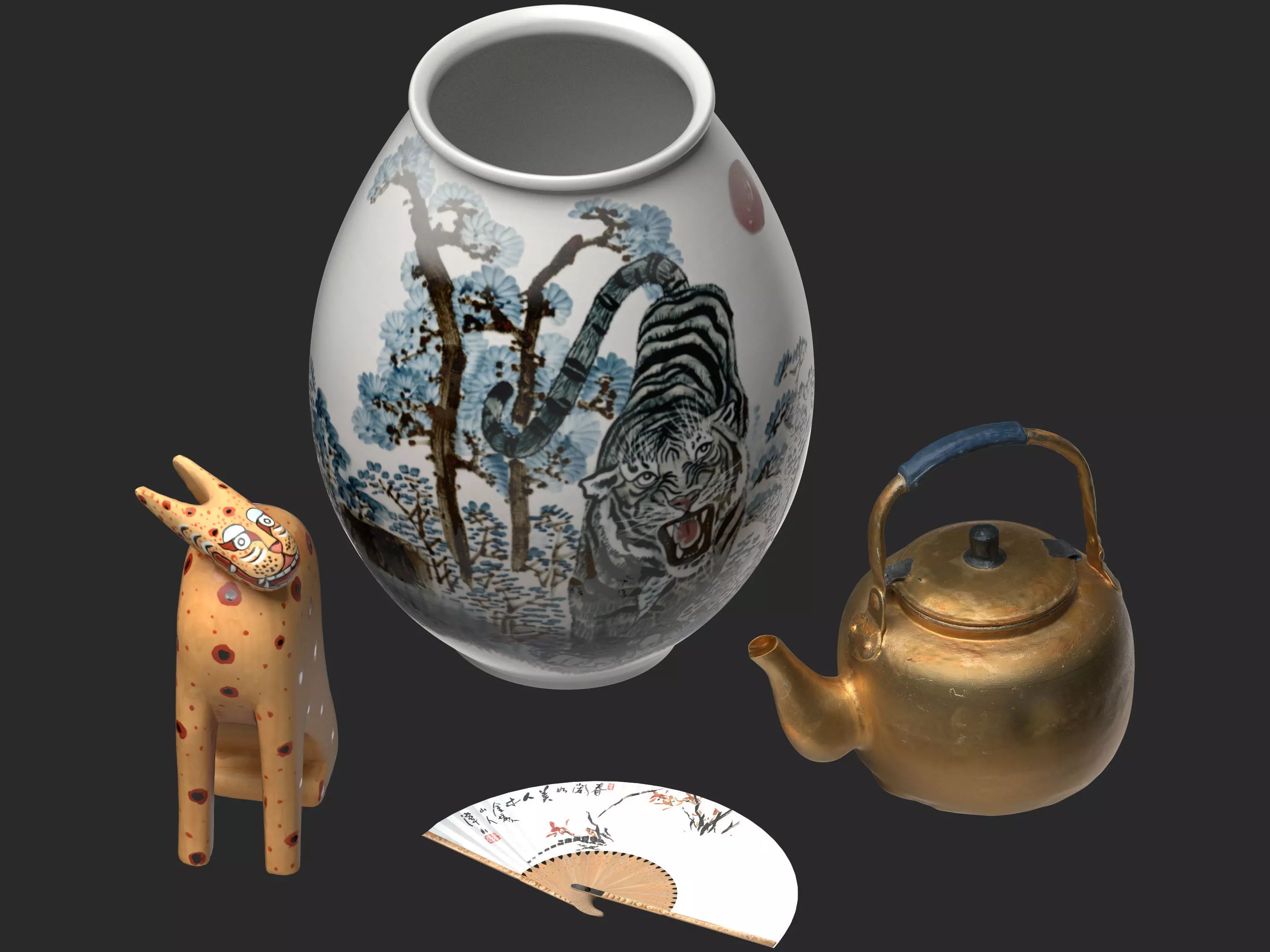 Korean Object Pack 3D model_0