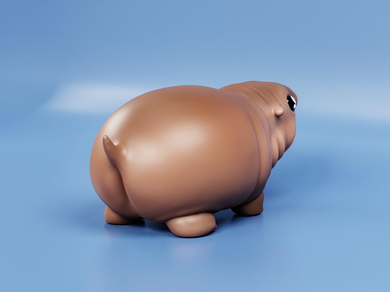 Moo Deng - Cute Baby Hippo  3D print model_7