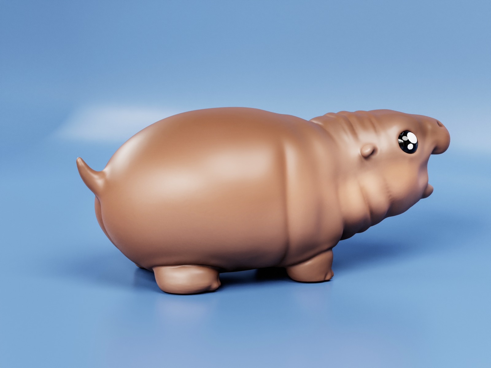 Moo Deng - Cute Baby Hippo  3D print model_6
