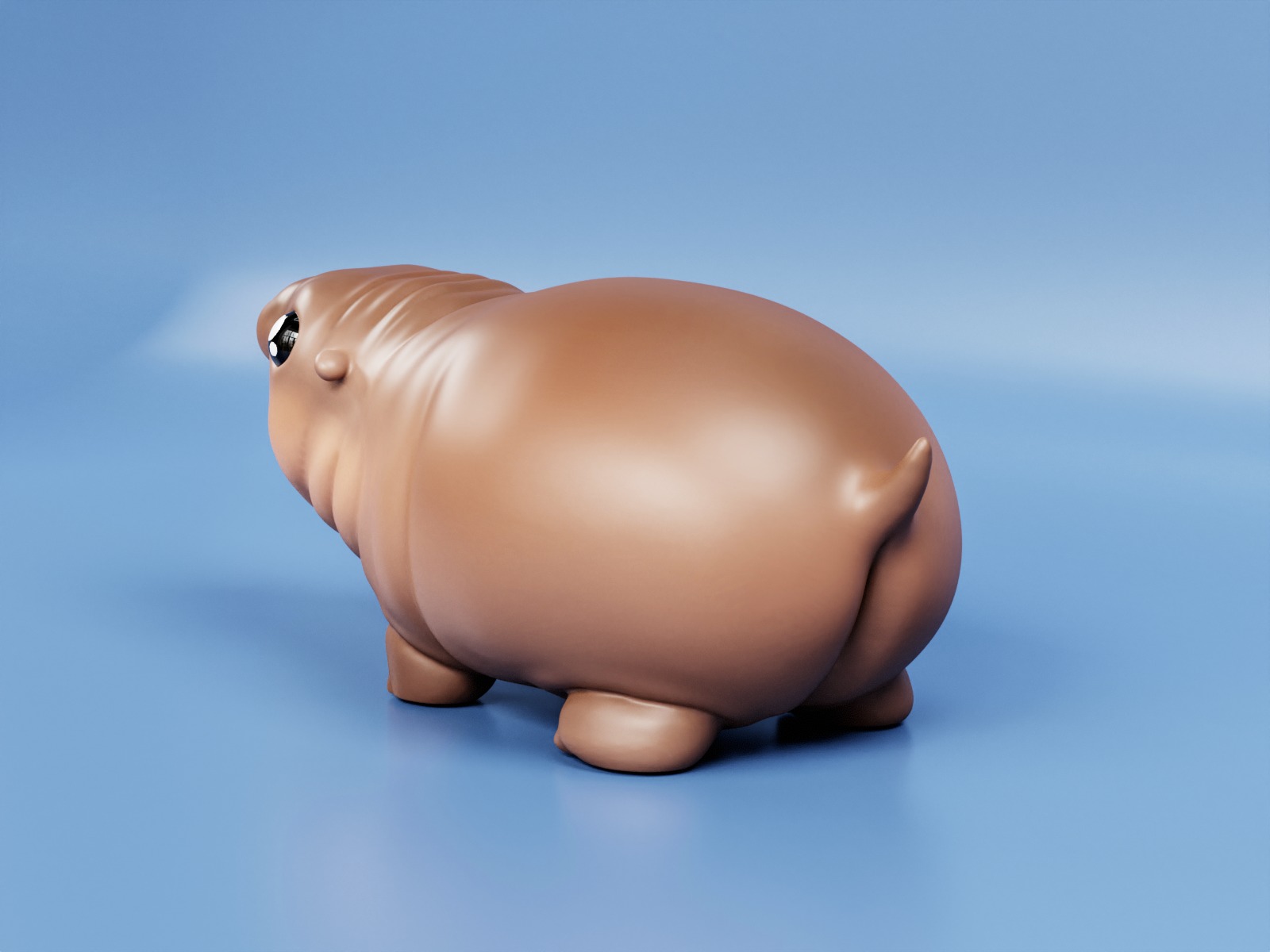 Moo Deng - Cute Baby Hippo  3D print model_9
