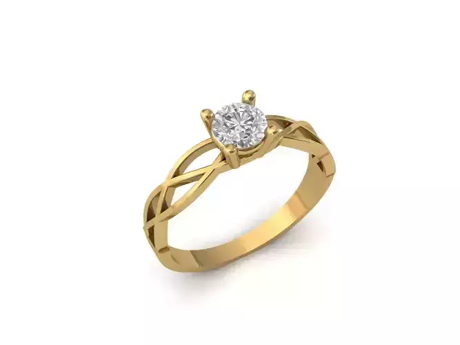 Rings for Women Womens Rings Stone Ring Ready STL 3DM Models 