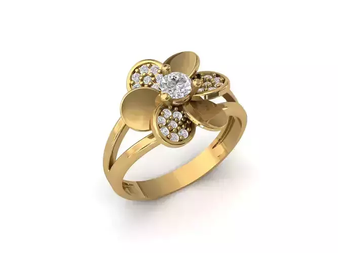 Rings for Women Womens Rings Stone Ring Ready STL 3DM Models 