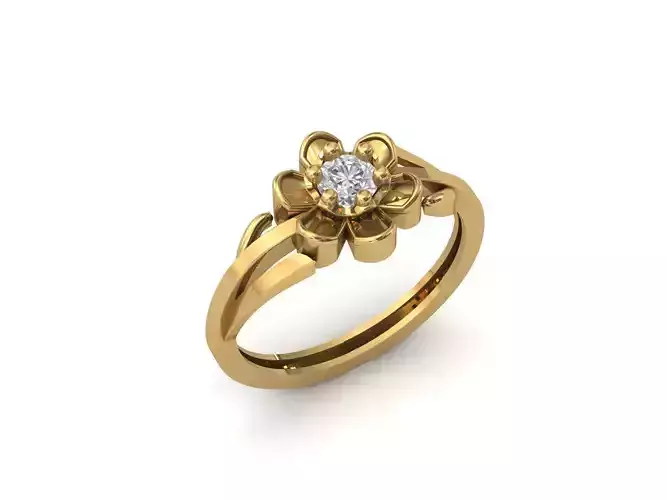 Rings for Women Womens Rings Stone Ring Ready STL 3DM Models 