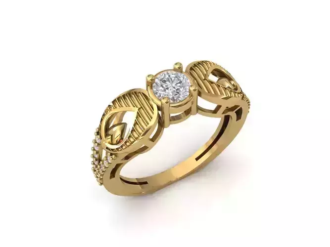 Rings for Women Womens Rings Stone Ring Ready STL 3DM Models 