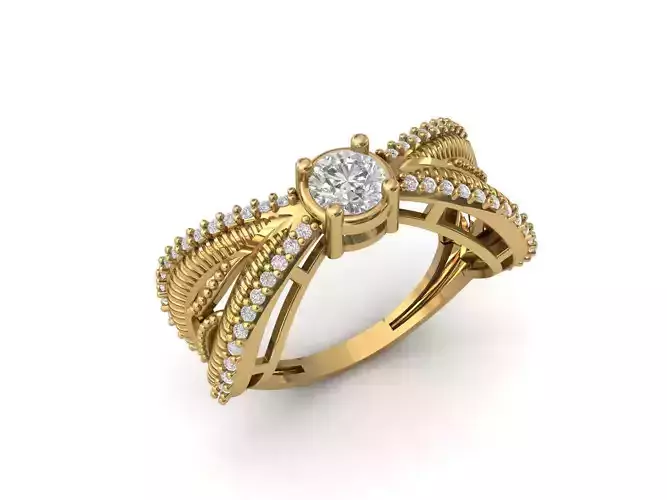 Rings for Women Womens Rings Stone Ring Ready STL 3DM Models 