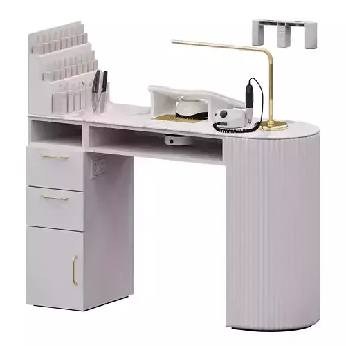 White manicure nail table Yoocell