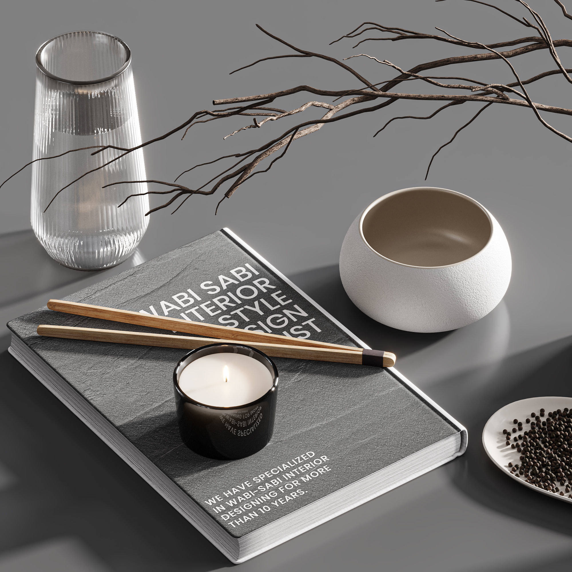 Tableware set08 3D model_3
