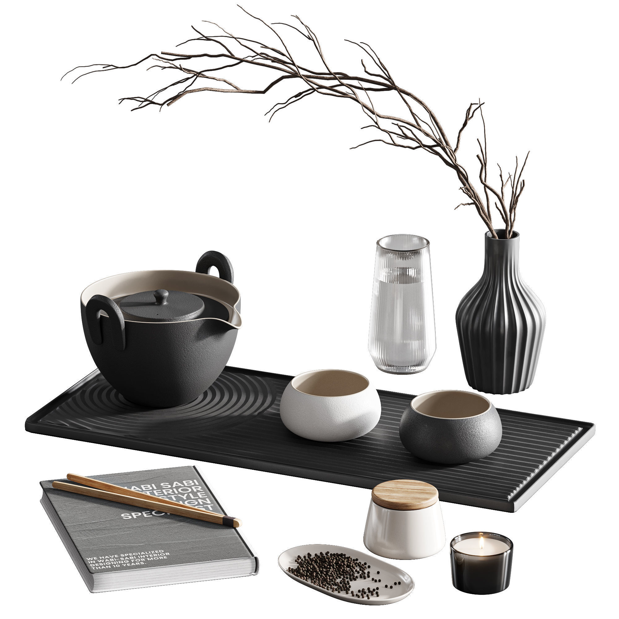 Tableware set08 3D model_1