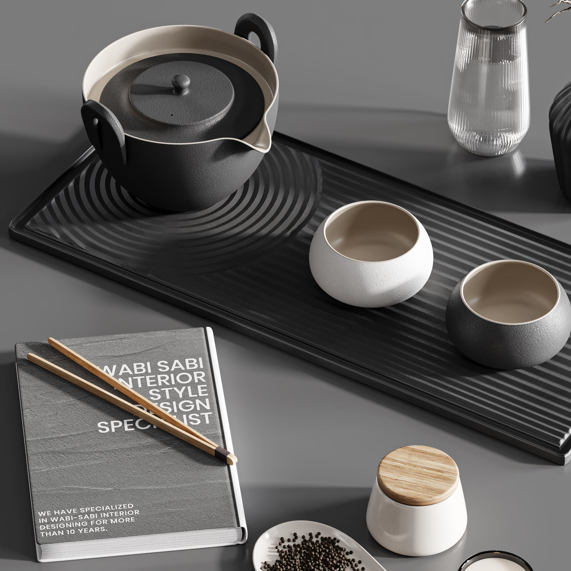 Tableware set08 3D model_2