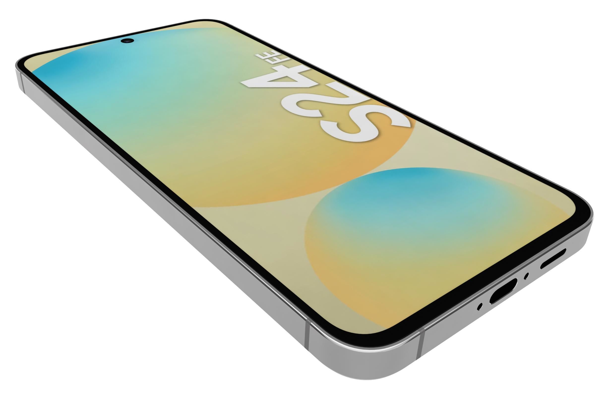 Samsung Galaxy S24 FE Yellow 3D model_12