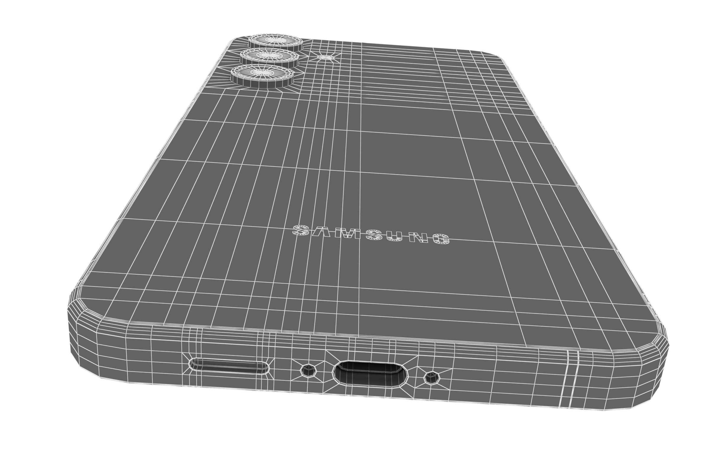 Samsung Galaxy S24 FE Yellow 3D model_21