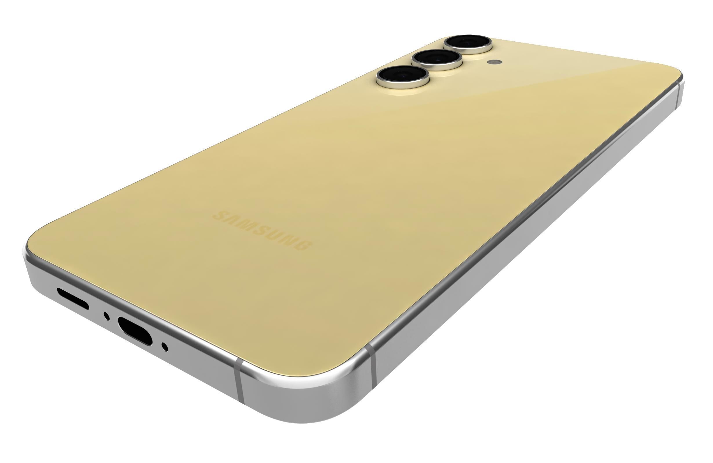Samsung Galaxy S24 FE Yellow 3D model_14