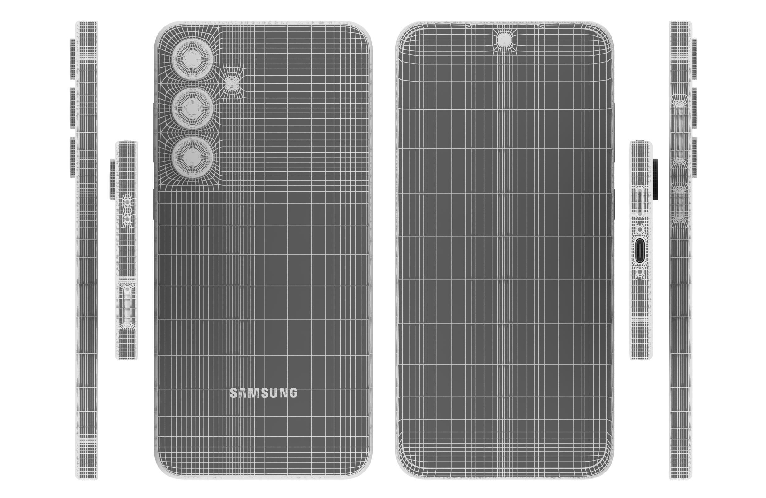 Samsung Galaxy S24 FE Yellow 3D model_17