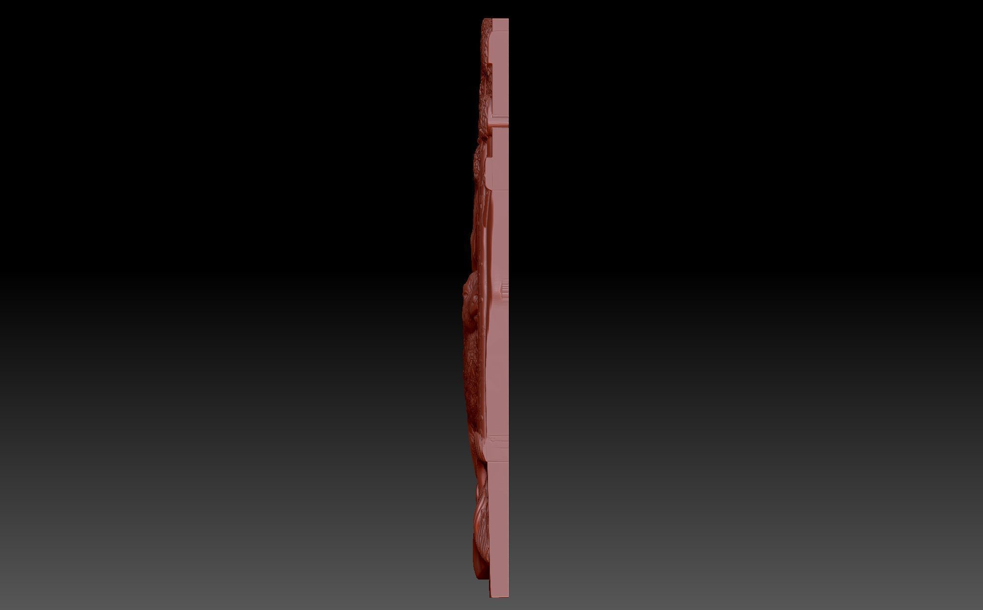 Forest deer 3D print model_1