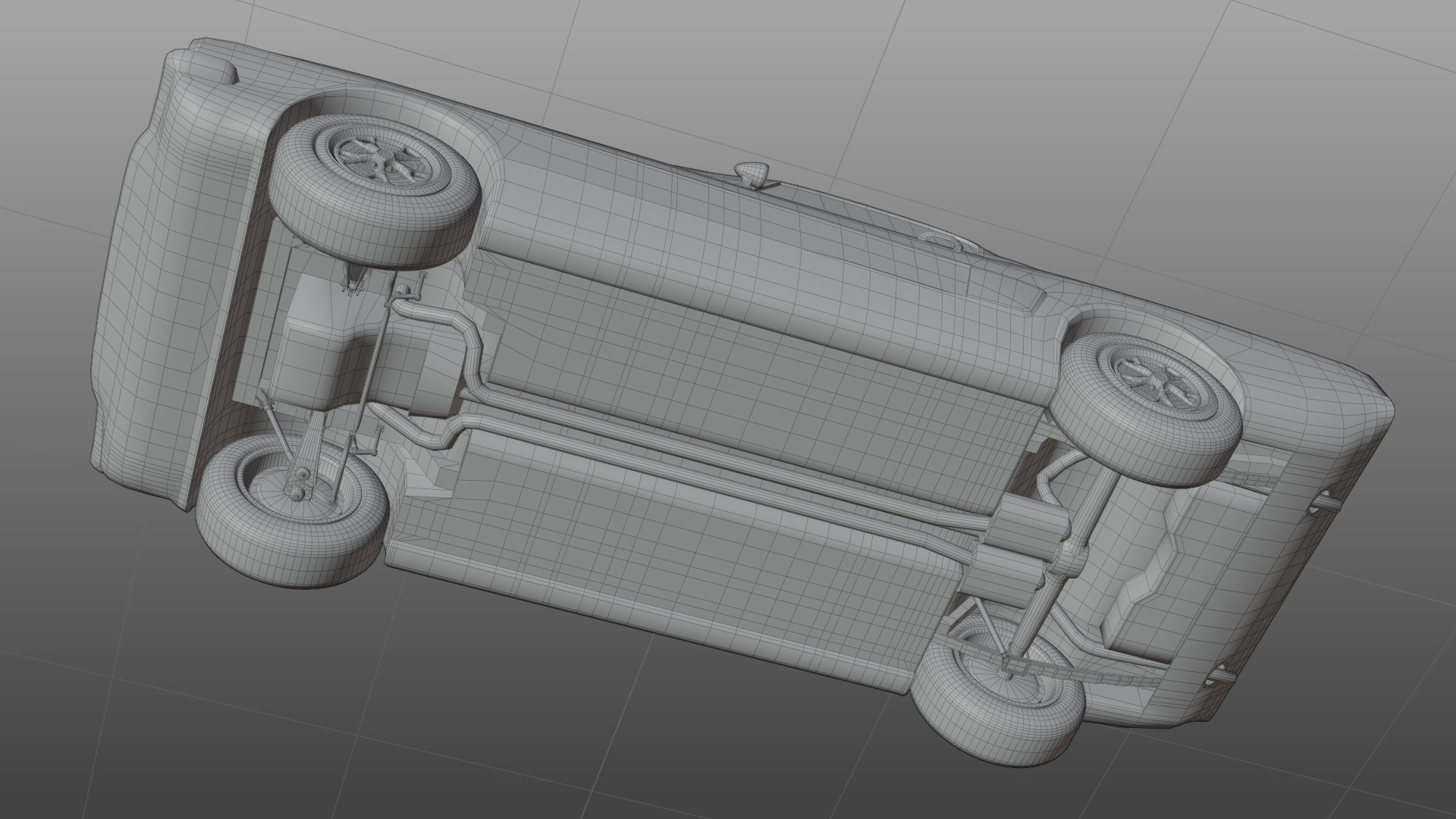 Mustang shelby 1966 GT350 3D model_23