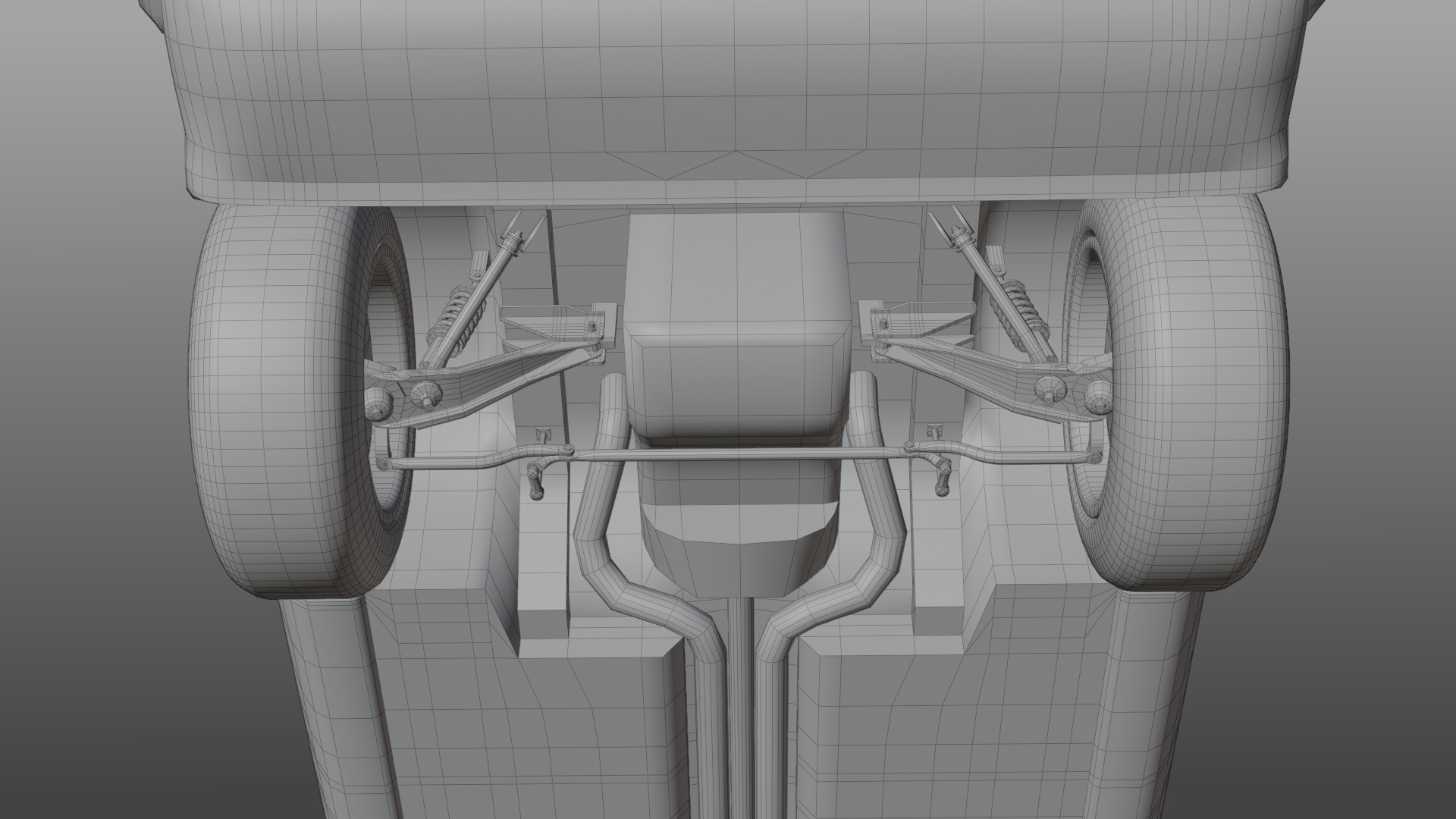 Mustang shelby 1966 GT350 3D model_24