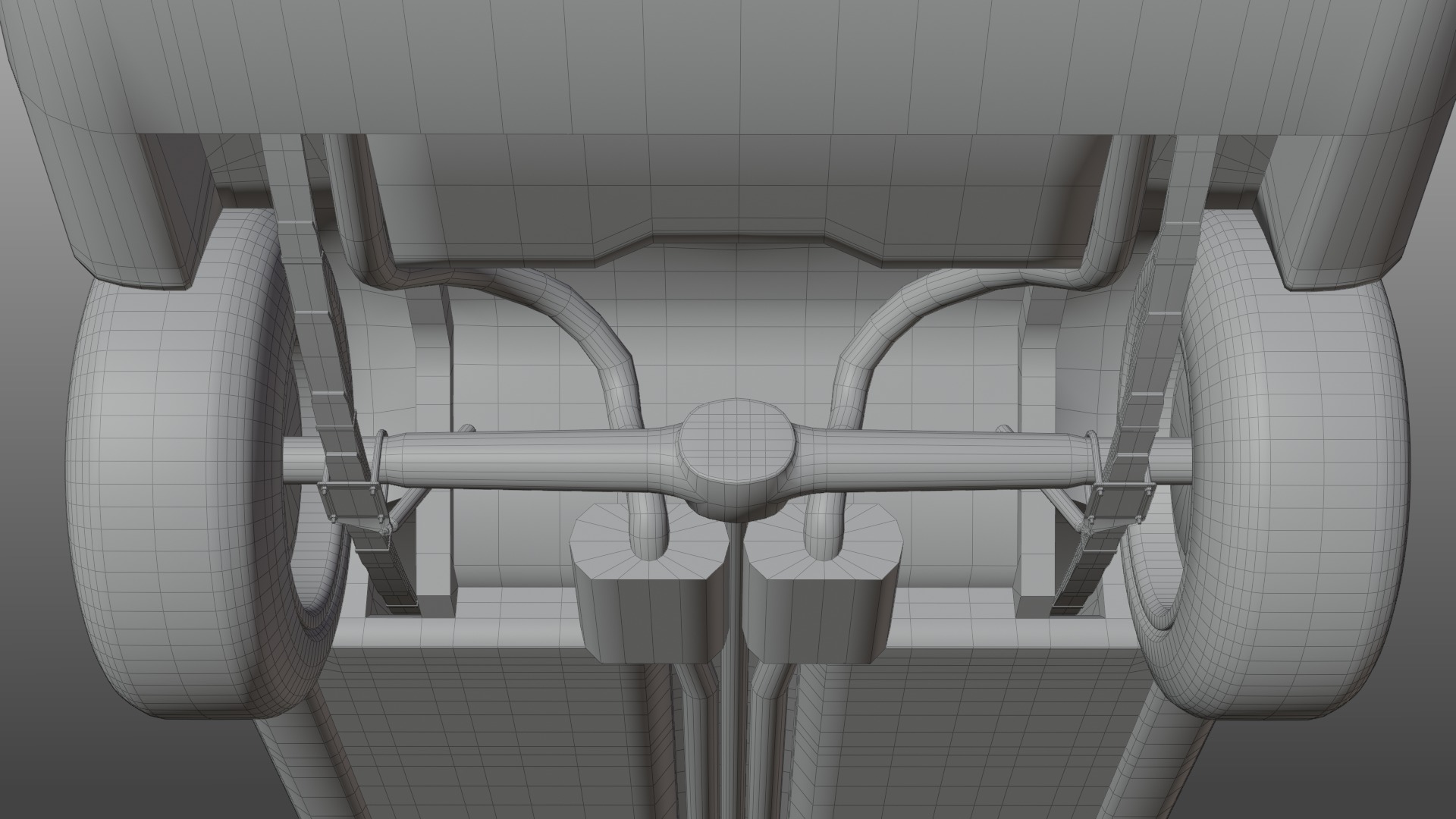 Mustang shelby 1966 GT350 3D model_25