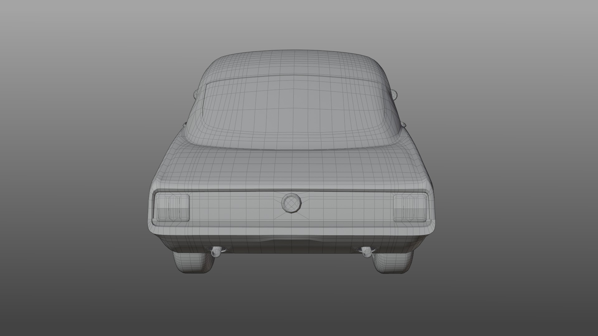 Mustang shelby 1966 GT350 3D model_21