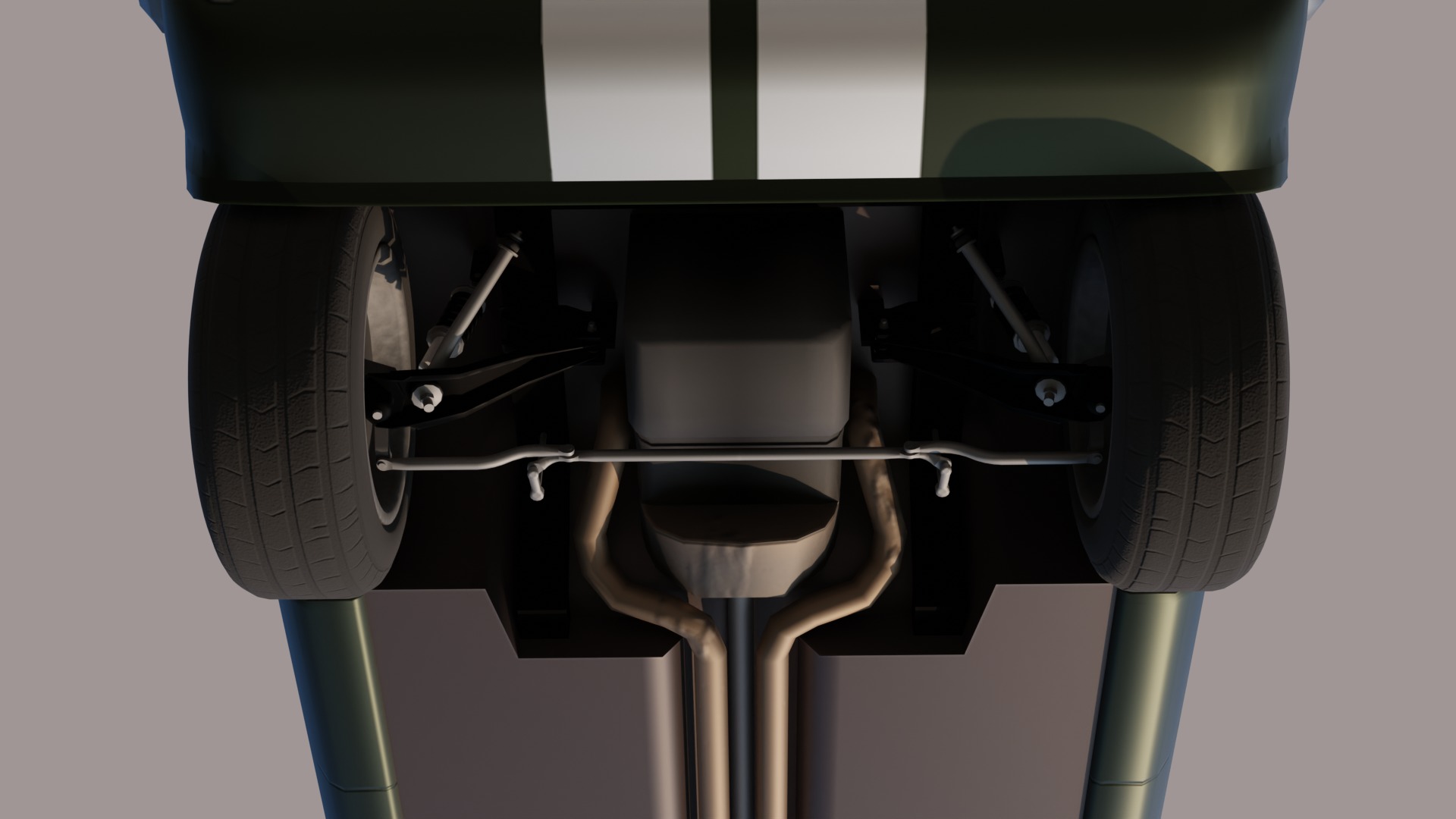 Mustang shelby 1966 GT350 3D model_11