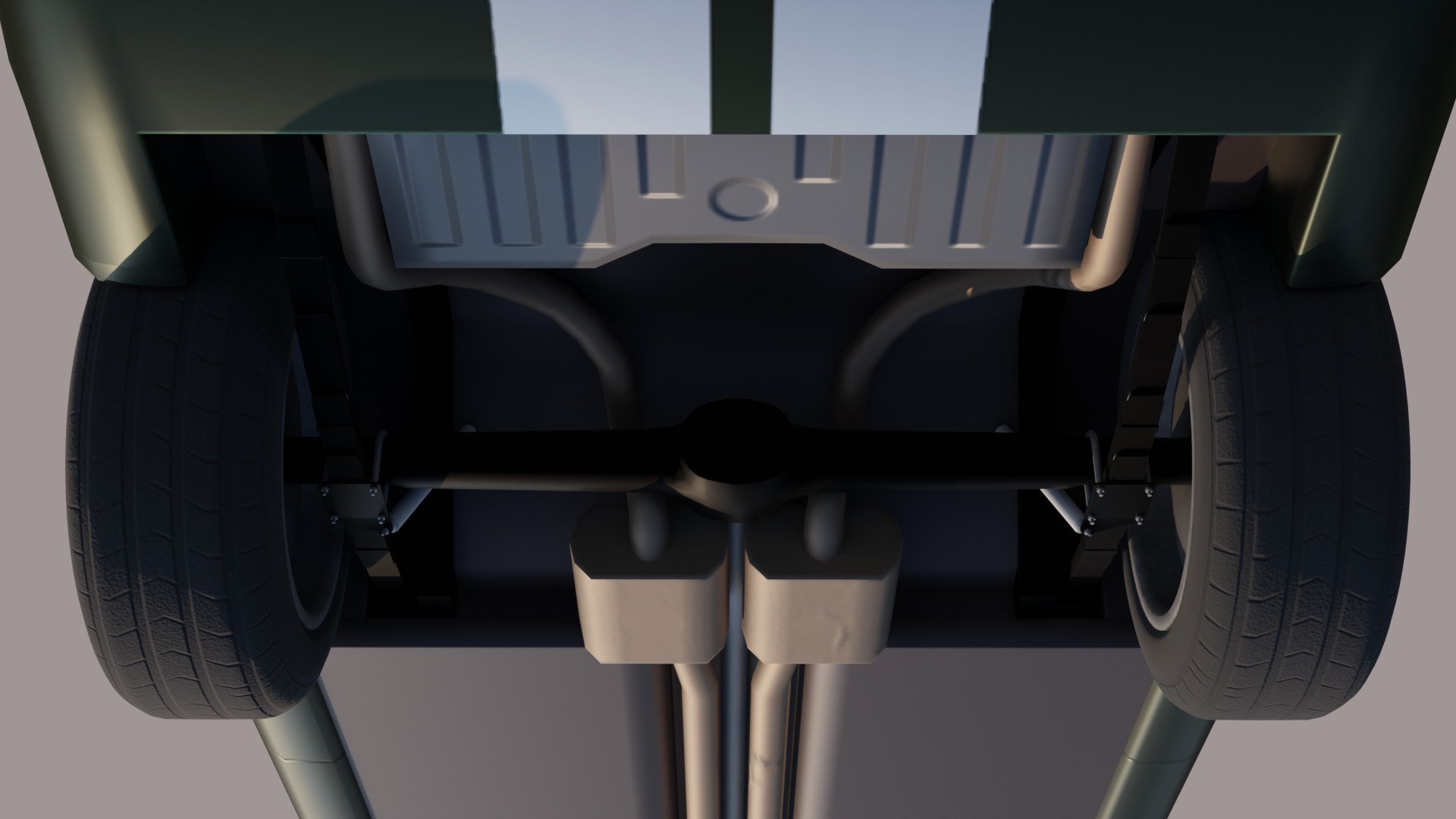 Mustang shelby 1966 GT350 3D model_12